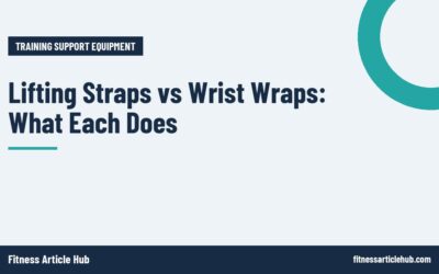 Lifting Straps vs Wrist Wraps: What Each Does